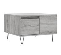 Berkfield Modern Coffee Table Grey Sonoma 55X55X36.5 Cm Engineered Wood