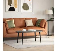 Berkfield Modern Coffee Table Legs Conical Shape 4 Pcs Black 30-31 Cm Steel