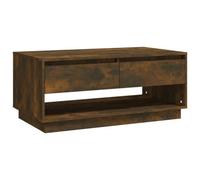 Berkfield Modern Coffee Table Smoked Oak 102.5X55X44 Cm Engineered Wood