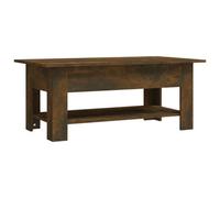 Berkfield Modern Coffee Table Smoked Oak 102X55X42 Cm Engineered Wood