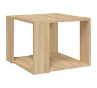 Berkfield Modern Coffee Table Sonoma Oak 40X40X30 Cm Engineered Wood