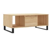Berkfield Modern Coffee Table Sonoma Oak 90X50X36.5 Cm Engineered Wood
