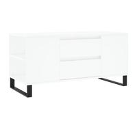 Berkfield Modern Coffee Table White 102X44.5X50 Cm Engineered Wood