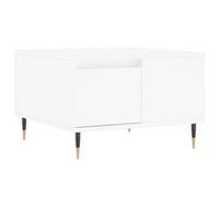 Berkfield Modern Coffee Table White 55X55X36.5 Cm Engineered Wood