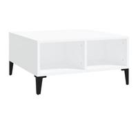Berkfield Modern Coffee Table White 60X60X30 Cm Engineered Wood