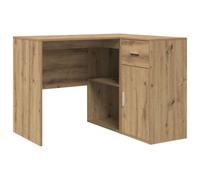 Berkfield Modern Corner Desk Artisan Oak 102X88X75 Cm Engineered Wood