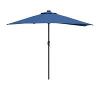 Berkfield Modern Garden Parasol Azurblau Large Fabric