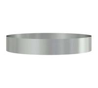 Berkfield Modern Garden Planter 120X120X20 Cm Galvanized Steel