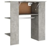 Berkfield Modern Hallway Cabinet Concrete Grey 97.5X37X99 Cm Engineered Wood