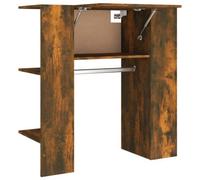 Berkfield Modern Hallway Cabinet Smoked Oak 97.5X37X99 Cm Engineered Wood