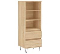 Berkfield Modern Highboard Sonoma Oak 40X36X110 Cm Engineered Wood