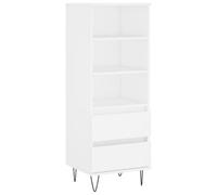 Berkfield Modern Highboard White 40X36X110 Cm Engineered Wood