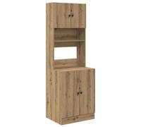Berkfield Modern Kitchen Cabinet Artisan Oak 60X50X180 Cm Engineered Wood