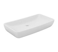 Berkfield Modern Luxury Basin Rectangular Matt White 71X38 Cm Ceramic