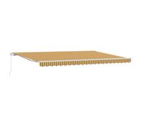 Berkfield Modern Manual Retractable Awning Multicolour Stripe 500X300 Cm