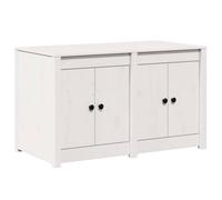 Berkfield Modern Outdoor Kitchen Cabinet White 106X55X64 Cm Solid Wood Pine