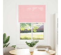 Berkfield Modern Pleated Blind Pink 100X100 Cm Fabric Width 99.4 Cm Polyester