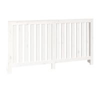 Berkfield Modern Radiator Cover White 153X19X84 Cm Solid Wood Pine