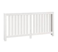 Berkfield Modern Radiator Cover White 169X19X84 Cm Solid Wood Pine