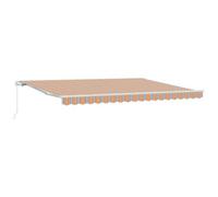 Berkfield Modern Retractable Awning Multicolour 450 X 300 Cm Polyester, Metal