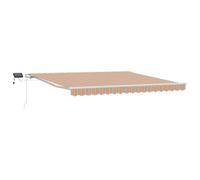 Berkfield Modern Retractable Awning With Manual 400 X 300 Cm Multicolour