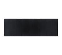 Berkfield Modern Rug Rectangular Black 100X300 Cm Bamboo