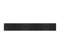 Berkfield Modern Rug Rectangular Black 70X500 Cm Bamboo