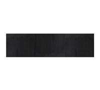 Berkfield Modern Rug Rectangular Black 80X300 Cm Bamboo