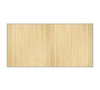 Berkfield Modern Rug Rectangular Light Natural100X200 Cm Bamboo