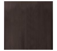 Berkfield Modern Rug Square Dark Brown 100X100 Cm Bamboo