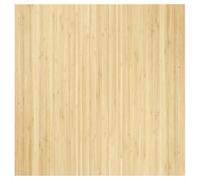 Berkfield Modern Rug Square Light Nature 100X100 Cm Bamboo
