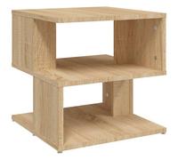 Berkfield Modern Side Table Sonoma Oak 40X40X40 Cm Engineered Wood