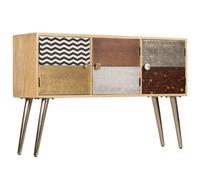 Berkfield Modern Sideboard 120X30X75 Cm Solid Mango Wood