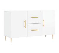 Berkfield Modern Sideboard High Gloss White 100X36X60 Cm Engineered Wood