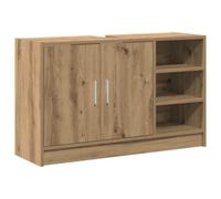 Berkfield Modern Sink Cabinet Artisan Oak 90X29X55 Cm Engineered Wood