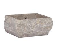 Berkfield Modern Sink Grey 30X30X13 Cm Marble
