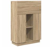 Berkfield Modern Sonoma Oak Computer Desk Sonoma Oak Particle Board Medium