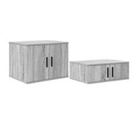 Berkfield Modern Storage Cabinet Grey Sonoma 108X41X40 Cm Engineered Wood