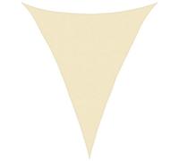 Berkfield Modern Sunshade Sail 160 G/m2 Cream 5X6X6 M Hdpe