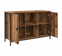 Berkfield Modern Tv Cabinet Artisan Oak 101X35X65 Cm Engineered Wood And Steel