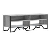 Berkfield Modern Tv Cabinet Grey Sonoma 122X34X41 Cm Engineered Wood