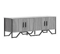 Berkfield Modern Tv Cabinet Grey Sonoma 122X34X41 Cm Engineered Wood