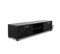 Berkfield Modern Tv Cabinet High-Gloss Black 120X40.3X34.7 Cm
