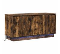 Berkfield Modern Tv Cabinet Smoked Oak 100X38X49 Cm Engineered Wood