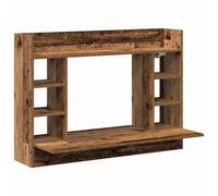 Berkfield Modern Wall-Mounted Desk Old Wood 105X48X75 Cm Engineered Wood