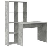 Berkfield Modern With Shelf Concrete Grey 138.5 X 55 X 143 Cm Engineered Wood