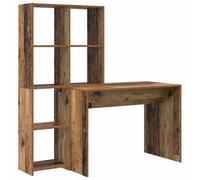 Berkfield Modern With Shelf Old Wood 138.5 X 55 X 143 Cm Engineered Wood