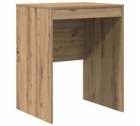 Berkfield Modern Writing Desk Artisan Oak Engineered Wood 60 X 50 X 76 Cm