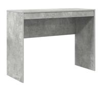Berkfield Modern Writing Desk Concrete Grey Particle Board With Concrete Grey Finish