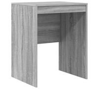 Berkfield Modern Writing Desk Grey Sonoma Particle Board 60 X 50 X 76 Cm Simple